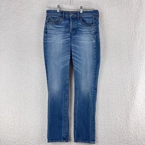 J Brand Blue Denim Caitland Skinny Leg Jeans Womens Mid-Rise‎ Casual Size 26